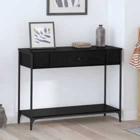 Mesa Consola Otro Roble negro 100 x 34.5 x 75 cm