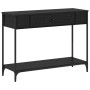 Mesa Consola Otro Roble negro 100 x 34.5 x 75 cm