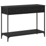 Mesa Consola Otro Roble negro 100 x 34.5 x 75 cm
