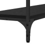 Mesa Consola Roble negro 100 x 29 x 75 cm Madera contrachapada