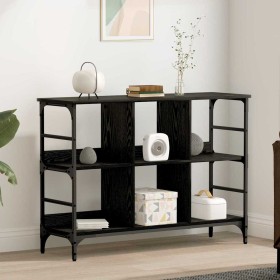 Vitrina Negro 102 x 32 x 73.5 cm Madera contrachapada