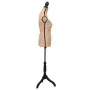 Brown and black jute woman bust mannequin by vidaXL, Gallants at night - Ref: Foro24-30029, Price: 87,18 €, Discount: %
