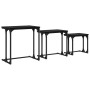 Mesa de Café Nido 3 pcs Roble negro 50.5 x 35 x 53 cm en Mesas de centro | Comprar online en Foro24