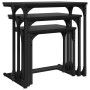 Mesa de Café Nido 3 pcs Roble negro 50.5 x 35 x 53 cm en Mesas de centro | Comprar online en Foro24