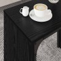 Mesa de Café Nido 3 pcs Roble negro 60 x 35 x 56 cm