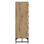 Alacena Roble artisan 35 x 37 x 117 cm Madera contrachapada