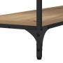 Mesa Consola con estante Roble artisan 100 x 30 x 75 cm