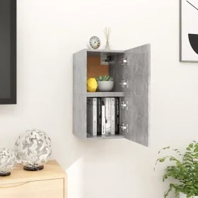 Wand-Wohnzimmermöbel 2 Stück betongrau 30,5x30x30 cm von vidaXL, TV-Möbel - Ref: Foro24-804494, Preis: 46,46 €, Rabatt: %