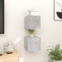 Wand-Wohnzimmermöbel 2 Stück betongrau 30,5x30x30 cm von vidaXL, TV-Möbel - Ref: Foro24-804494, Preis: 47,19 €, Rabatt: %