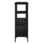 Mesa Consola Roble negro 160 x 29 x 80 cm Madera contrachapada en Mesas auxiliares | Comprar online en Foro24