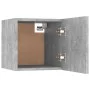Wand-Wohnzimmermöbel 2 Stück betongrau 30,5x30x30 cm von vidaXL, TV-Möbel - Ref: Foro24-804494, Preis: 46,46 €, Rabatt: %