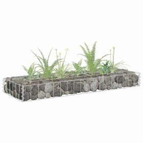 Arriate de gaviones de acero galvanizado 90x30x10 cm Arriate de gaviones de acero galvanizado 90x30x10 cm