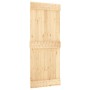 Schiebetür mit Beschlägen aus massivem Kiefernholz, 85 x 210 cm von vidaXL, Türen - Ref: Foro24-3203088, Preis: 168,61 €, Rab...