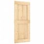 Schiebetür mit Beschlägen aus massivem Kiefernholz, 90 x 210 cm von vidaXL, Türen - Ref: Foro24-3203093, Preis: 202,59 €, Rab...