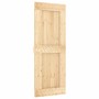 Puerta corredera con herrajes madera maciza de pino 80x210 cm von vidaXL, Türen - Ref: Foro24-3203091, Preis: 192,67 €, Rabat...