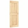 Puerta corredera con herrajes madera maciza de pino 80x210 cm de vidaXL, Puertas - Ref: Foro24-3203091, Precio: 212,85 €, Des...