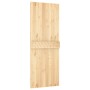 Puerta corredera con herrajes madera maciza de pino 80x210 cm von vidaXL, Türen - Ref: Foro24-3203091, Preis: 192,67 €, Rabat...