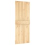 Puerta corredera con herrajes madera maciza de pino 80x210 cm von vidaXL, Türen - Ref: Foro24-3203087, Preis: 170,04 €, Rabat...