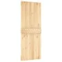 Puerta corredera con herrajes madera maciza de pino 80x210 cm de vidaXL, Puertas - Ref: Foro24-3203087, Precio: 185,21 €, Des...