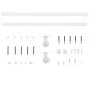 Puerta corredera con herrajes madera maciza de pino 80x210 cm de vidaXL, Puertas - Ref: Foro24-3203087, Precio: 185,21 €, Des...