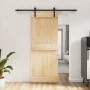 Schiebetür mit Beschlägen aus massivem Kiefernholz 80x210 cm von vidaXL, Türen - Ref: Foro24-3202972, Preis: 154,90 €, Rabatt: %