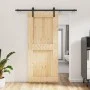 Sliding door with solid pine wood fittings 90x210 cm by vidaXL, Doors - Ref: Foro24-3202978, Price: 186,51 €, Discount: %