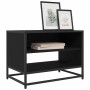 Gabinete de TV Roble negro 61 x 40 x 46 cm Madera contrachapada