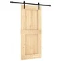Sliding door with solid pine wood fittings 90x210 cm by vidaXL, Doors - Ref: Foro24-3202978, Price: 186,51 €, Discount: %