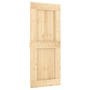 Schiebetür mit Beschlägen aus massivem Kiefernholz, 85 x 210 cm von vidaXL, Türen - Ref: Foro24-3202977, Preis: 182,44 €, Rab...
