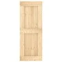Sliding door with solid pine wood hardware 80x210 cm by vidaXL, Doors - Ref: Foro24-3202976, Price: 178,70 €, Discount: %