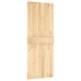 Schiebetür mit Beschlägen aus massivem Kiefernholz 80x210 cm von vidaXL, Türen - Ref: Foro24-3202972, Preis: 154,90 €, Rabatt: %