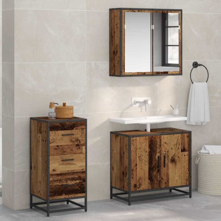 Vitrina Madera vieja 35.5 x 35 x 76 cm Madera contrachapada