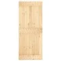 Puerta corredera con herrajes madera maciza de pino 85x210 cm de vidaXL, Puertas - Ref: Foro24-3202988, Precio: 150,68 €, Des...