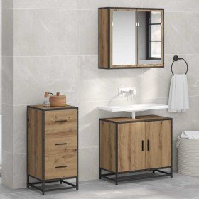 Vitrina Roble artisan 35.5 x 35 x 76 cm Madera contrachapada en Aparadores | Comprar online en Foro24