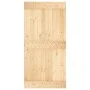 Schiebetür mit Beschlägen aus massivem Kiefernholz, 100 x 210 cm von vidaXL, Türen - Ref: Foro24-3202991, Preis: 195,90 €, Ra...