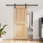 Sliding door with solid pine wood fittings 85x210 cm by vidaXL, Doors - Ref: Foro24-3202994, Price: 181,11 €, Discount: %