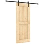 Sliding door with solid pine wood fittings 85x210 cm by vidaXL, Doors - Ref: Foro24-3202994, Price: 181,11 €, Discount: %