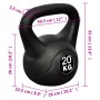 Gewicht der Kettlebell 20 kg von vidaXL, freies Gewicht - Ref: Foro24-90394, Preis: 76,71 €, Rabatt: %