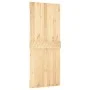 Puerta corredera con herrajes madera maciza de pino 85x210 cm de vidaXL, Puertas - Ref: Foro24-3203048, Precio: 161,22 €, Des...