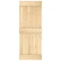Puerta corredera con herrajes madera maciza de pino 80x210 cm by vidaXL, Doors - Ref: Foro24-3203047, Price: 168,84 €, Discou...