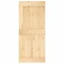 Sliding door with solid pine wood hardware 90x210 cm by vidaXL, Doors - Ref: Foro24-3203049, Price: 186,39 €, Discount: %