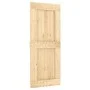 Puerta corredera con herrajes madera maciza de pino 85x210 cm de vidaXL, Puertas - Ref: Foro24-3203052, Precio: 190,14 €, Des...