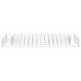Arriate de gaviones de acero galvanizado 90x30x10 cm