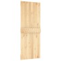 Schiebetür mit Beschlägen aus massivem Kiefernholz 80x210 cm von vidaXL, Türen - Ref: Foro24-3203125, Preis: 169,62 €, Rabatt: %