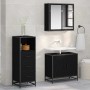 Gabinete de Baño con cajón Roble negro 35 x 37.5 x 100 cm