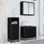 Gabinete de Baño con cajón Roble negro 35 x 37.5 x 100 cm