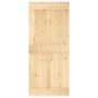 Schiebetür mit Beschlägen aus massivem Kiefernholz, 90 x 210 cm von vidaXL, Türen - Ref: Foro24-3203127, Preis: 186,61 €, Rab...