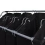 Laundry sorter with 4 bags in gray and black color. by vidaXL, Laundry baskets - Ref: Foro24-240367, Price: 37,97 €, Discount: %