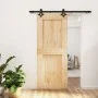 Sliding door with solid pine wood hardware 85x210 cm by vidaXL, Doors - Ref: Foro24-3203130, Price: 194,36 €, Discount: %