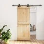 Puerta corredera con herrajes madera maciza de pino 80x210 cm de vidaXL, Puertas - Ref: Foro24-3203140, Precio: 168,14 €, Des...